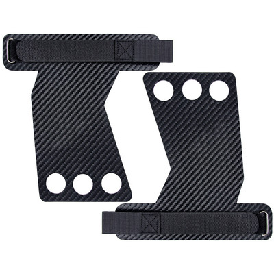 Carbon Gymnastics Hand Grips for Weight Lifting Palm Protector Pull ups Crossfit Workout Gym Grip Gloves Fitness Dumbbell