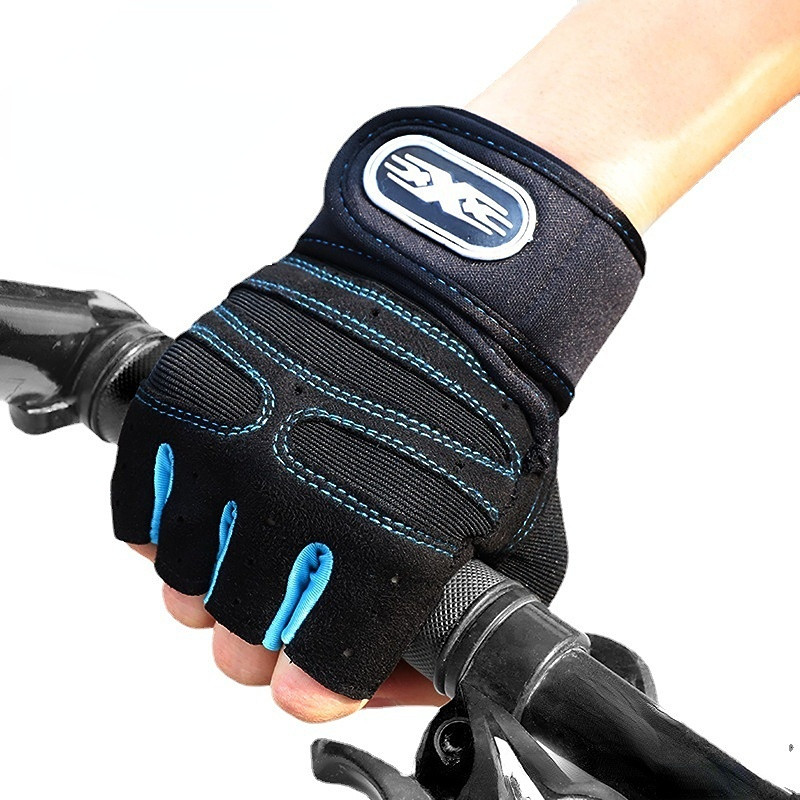 Hantlid Jõusaal Tõstmiskindad Poolsõrm Fitness Kulturismi Treening Peopesa kaitsmine Naistele Mehed Sport Treening Sõrmusteta