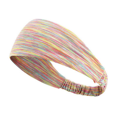 Suvine naiste spordipeapael Jääsiidist õhuke sektsioon Laia näo printimine Jooga Jooga Jooga Fitness Maraton Ratsutamine Higivöö