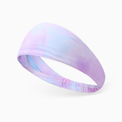 Suvine naiste spordipeapael Jääsiidist õhuke sektsioon Laia näo printimine Jooga Jooga Jooga Fitness Maraton Ratsutamine Higivöö