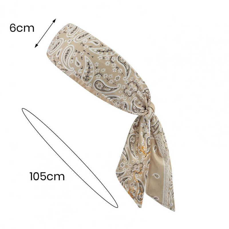 Meeste naiste spordipeapael Pehme jääsiidiga trükitud higipael, hingav fitness-jooga peapael Sportliku treeningu tarvikud