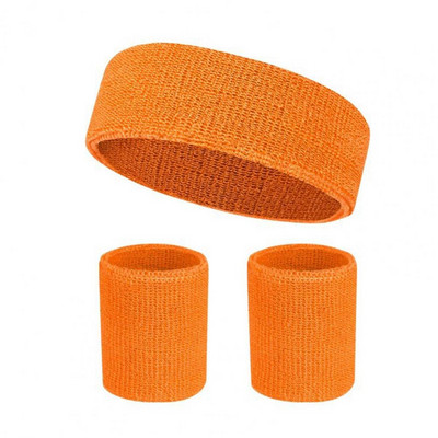 1 komplekti treeningpeapael randmekaitsega Pehme niiskust imav hingav veniv spordi higipael randmekaitse komplekt