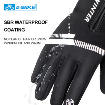 Зимни ски ръкавици Термични ръкавици за мъже Жени Ски ръкавици за велосипед със сензорен екран Спортни ръкавици с цял пръст за ски на открито