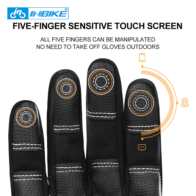 Γάντια χειμερινού σκι Θερμικά γάντια για άνδρες Γυναικεία οθόνη αφής Γάντια σκι ποδηλασίας Full Finger Sports Gloves for Outdoor Ski