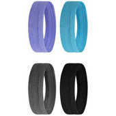 Jogas matu lentes Galvas sviedru lente Pārnēsājama matu ietīšanas lente treniņam matu ietīšana poliestera elastīga galvas josta unisex