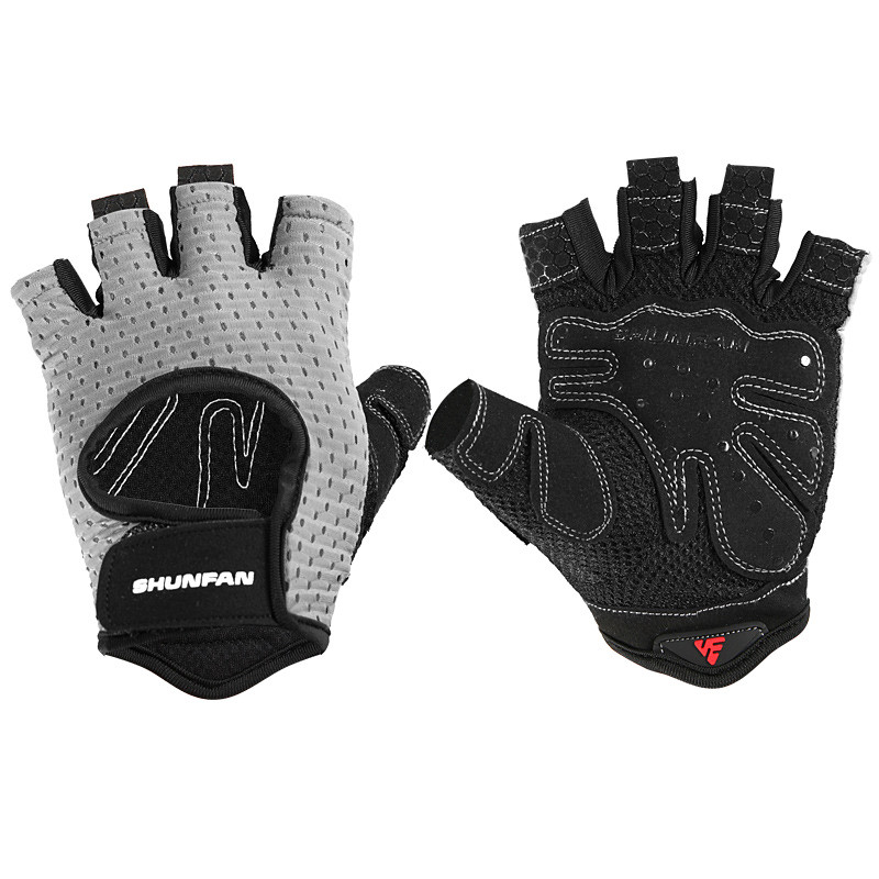 Fitnesas Vyrai Moterų Sporto Salė Sportinės Dviračių Pirštinės Puspirščio Dviračių Pirštinės Atsparios Smūgiams Kvėpuojančios Jodinėjimo pirštinės
