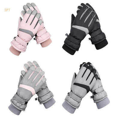 Χειμερινά γάντια σκι για άντρες γυναίκες, γάντια για σκι με οθόνη αφής αδιάβροχα 714F