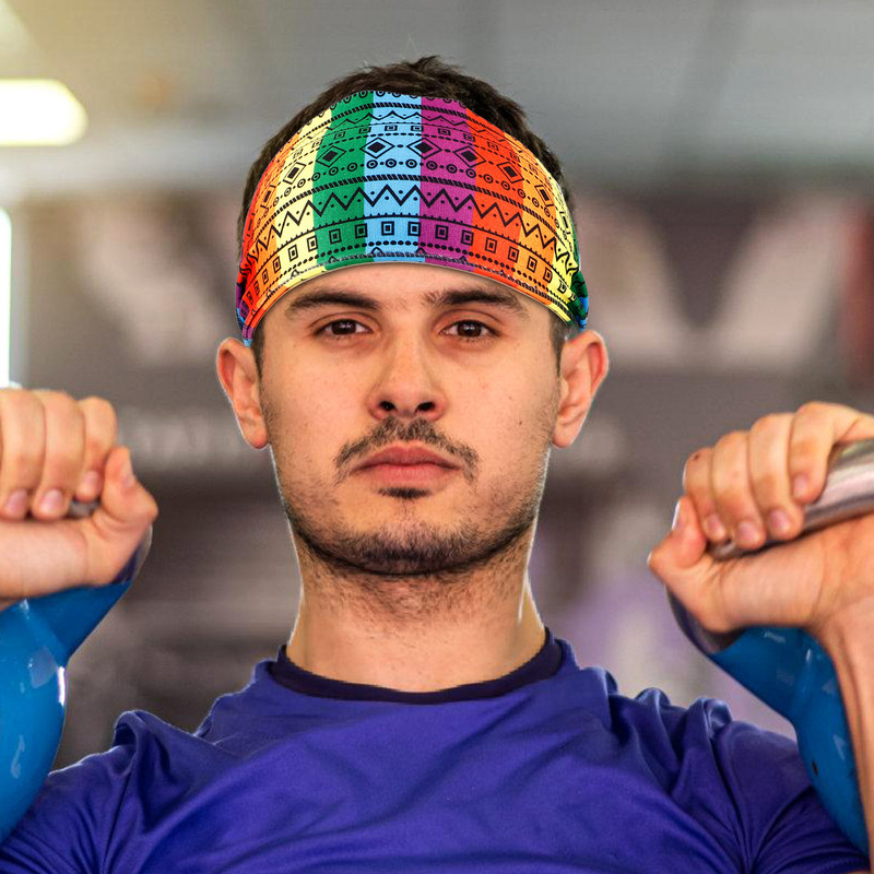 Bandanas vīriešiem Galvassegas Trenažieru zāles sviedru lentes Galvenās Fitnesa Galvassiksnas Sportiskas Sieviešu Pārnēsājamas Matu Lentes