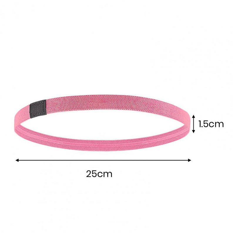 Sports Headband Χοντρό αντιολισθητικό ελαστικό γρήγορο-στεγνό με απορρόφηση ιδρώτα Αθλητικό τρέξιμο για τζόκινγκ για γυναίκες άνδρες