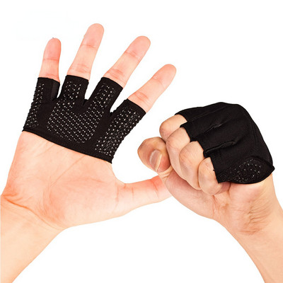 Gym Fitness Half Finger Gloves Ανδρικά Γυναικεία για Crossfit Workout Γάντια Power Weight Lifting Bodybuilding Hand Protector