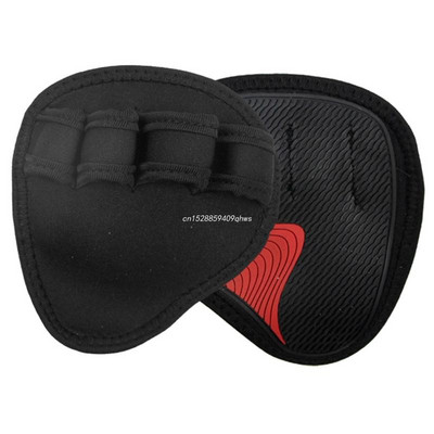 Pull Up Grips Pads με 4 Finger Loop Lifting Sweat Proof Pads για Calisthenics και Powerlifting Glove Workout for Gym Dropship