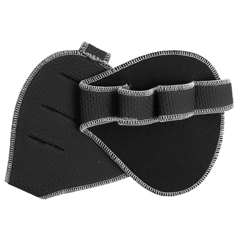 Pull Up Grips Pads με 4 Finger Loop Lifting Sweat Proof Pads για Calisthenics και Powerlifting Glove Workout for Gym Dropship