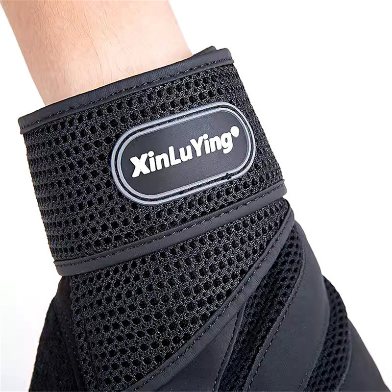 Half Finger Fitness Kindad Kulturism Tõstmine Crossfit Hantlitega Treening Hingavad jõusaalikindad Meestele