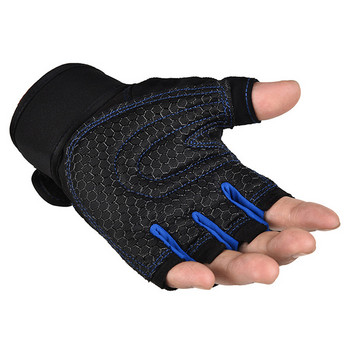 Γάντια άρσης βαρών με μισό δάχτυλο Ασκήσεις βαρών Body Building Training Αθλητισμός Γυμναστήριο Γάντι γυμναστικής για άνδρες γυναίκες