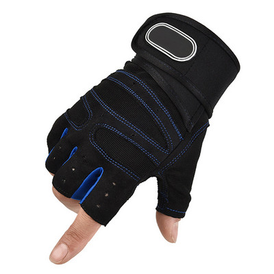 Poole sõrme raskuste tõstmine kindad, harjutused, kehaehitus, treening, jõusaal, treening Fitness kindad meestele, naised