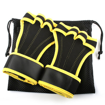 Paksud libisemiskindlad raskuste tõstmise kindad, jõusaali käepidemed, hantlid, kettkell, kangi käepidemed, fitness-plami kaitse, 1 paar