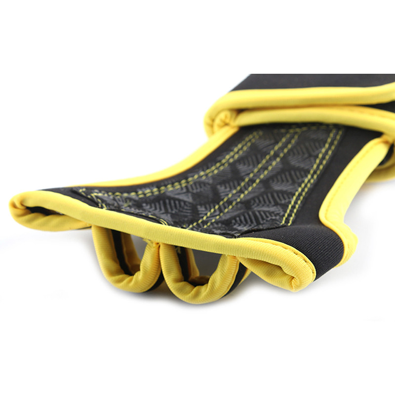 Paksud libisemiskindlad raskuste tõstmise kindad, jõusaali käepidemed, hantlid, kettkell, kangi käepidemed, fitness-plami kaitse, 1 paar