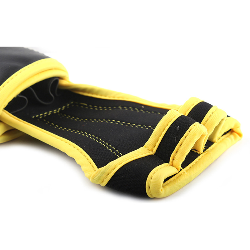 Paksud libisemiskindlad raskuste tõstmise kindad, jõusaali käepidemed, hantlid, kettkell, kangi käepidemed, fitness-plami kaitse, 1 paar