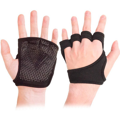 Antrenament pentru ridicare de greutăți Mănuși de antrenament Fitness Grips Tampoane Exercițiu Gym Grip Exerciții PowerLifting Protector pentru palmă