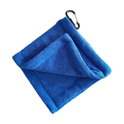 1 tk Golfi rätik Golfimängijatele Mikrofiibrist Golfi Märg ja Kuiv Kahepaikne Must konksuga Golfipalli Puhastusrätik sissetõmmatava