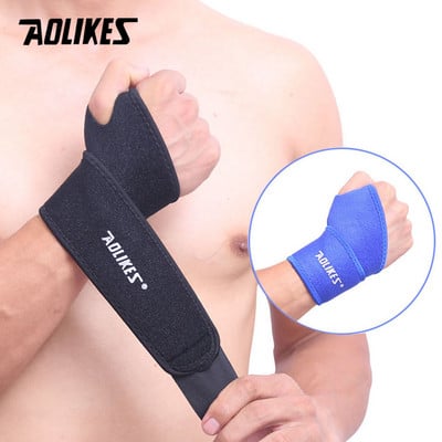 AOLIKES 1PCS Adjustable Steel Brace Wrist Support Splint Fractures Carpal Tunnel Sport Sprain for Weight Lifting Protector
