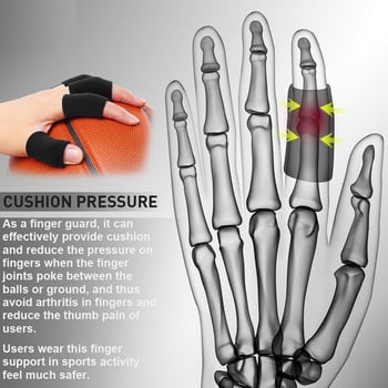 10 бр. Удобни скоби за пръсти Шина ръкав Протектор за поддръжка на палец Еластични дишащи стабилизатори за голф