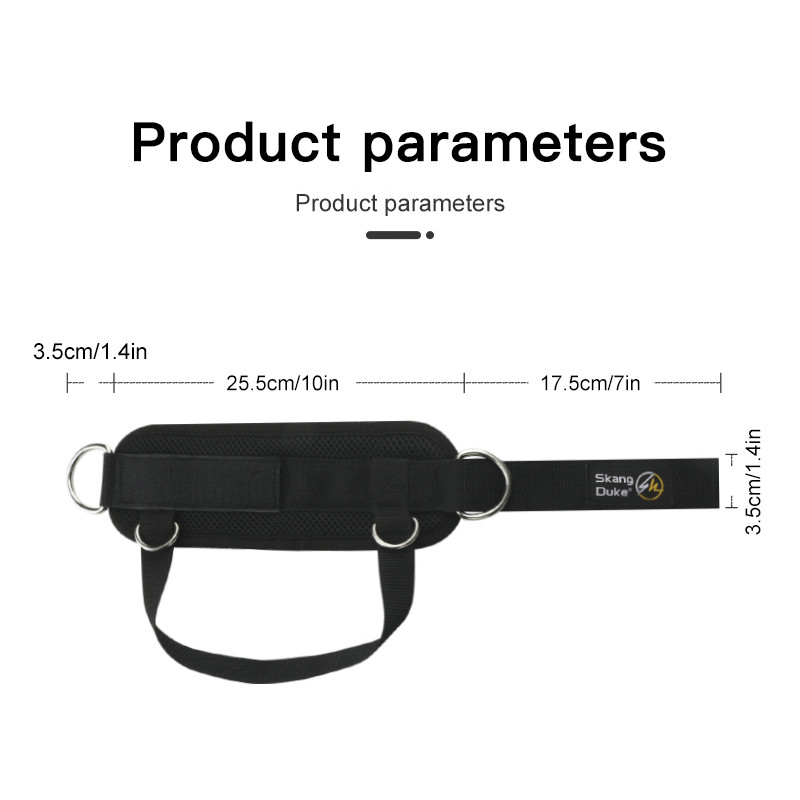 1PC curele de gleznă căptușite Curele de gleznă pentru aparate cu cablu Manșete de gleznă cu inel în D dublu pentru antrenamente de gimnastică Extensii pentru picioare rabat