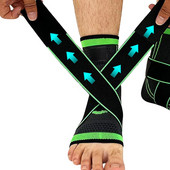 Pahkluu toetav traks, reguleeritav tugev survega kootud pahkluu varrukas meestele ja naistele spordikaitse