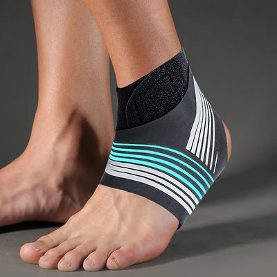 1 PC Αθλητικός προστατευτικός εξοπλισμός Υποστήριξη Αστραγάλου Μπάσκετ Επίδεσμος Αστραγάλου Μπάκετ Νάιλον Υποστήριξη συμπίεσης αστραγάλου