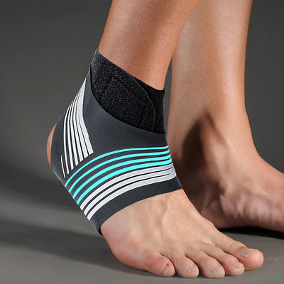1 PC Αθλητικός προστατευτικός εξοπλισμός Υποστήριξη Αστραγάλου Μπάσκετ Επίδεσμος Αστραγάλου Μπάκετ Νάιλον Υποστήριξη συμπίεσης αστραγάλου