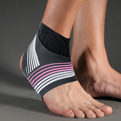 1 PC Αθλητικός προστατευτικός εξοπλισμός Υποστήριξη Αστραγάλου Μπάσκετ Επίδεσμος Αστραγάλου Μπάκετ Νάιλον Υποστήριξη συμπίεσης αστραγάλου