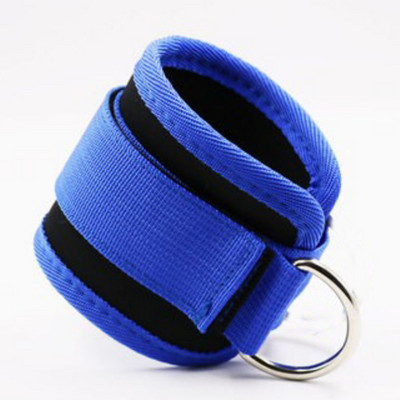 1 DB bokapántok kábelgépekhez Párnázott bokamandzsetták lábtorna edzésekhez Teljesen állítható és lélegző bokamandzsetták