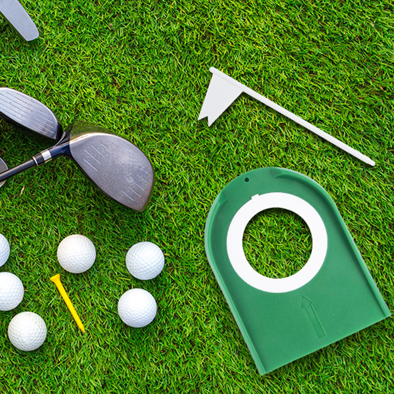 1 τεμάχιο δίσκος τοποθέτησης γκολφ, συσκευή πρακτικής τοποθέτησης και κοπής, αποσπώμενη συσκευή εξάσκησης εσωτερικού και εξωτερικού χώρου, κύπελλο πράσινης τρύπας