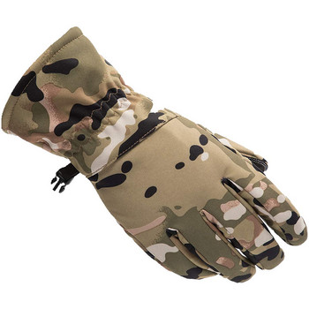 Γάντια σκι Camouflage Fleece Thickened για άνδρες και γυναίκες, Αντιολισθητικά, αντιανεμικά και αδιάβροχα, οθόνη αφής, γάντι πεζοπορίας, ζεστό