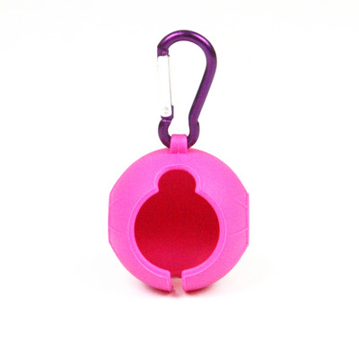 1 tk kaasaskantav golfipalli kaitsva hoidiku kate golfipalli silikoonist topeltkorpuse kate Golfi treeningu sporditarvikud 6 värvi