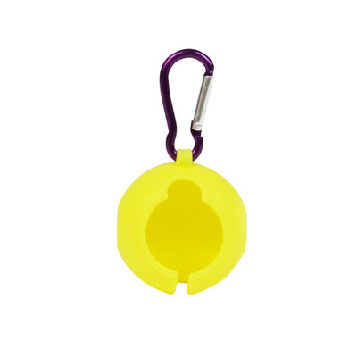 1 tk kaasaskantav golfipalli kaitsva hoidiku kate golfipalli silikoonist topeltkorpuse kate Golfi treeningu sporditarvikud 6 värvi