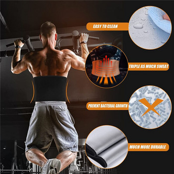Κόψιμο μέσης Unisex Belly Wrap Workout Sports Sweat Band Bar Abdominal Trainer Weight Loss Body Shaper Tummy Control Ζώνη αδυνατίσματος