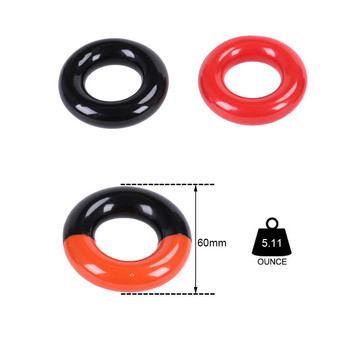 2PCS Golf Swing Trainer Round Weight Power Swing Ring за стикове за голф Помощ за обучение на водача на главата на голф стика