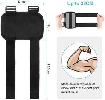 1 τεμ. Βοήθημα προπόνησης Golf Swing Elbow Golf Swing Trainer Straight Arm Golf Training Aid for Beginners Swing Trainers