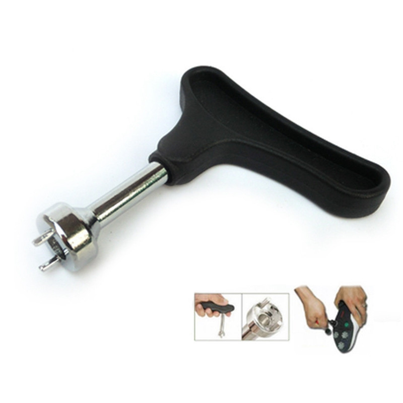 Golfi naastrite mutrivõti tööriista põrkkäepide Golfi eemaldaja, terasest põrkega must golfijalatsite jaoks Golfide treeningtarvikud