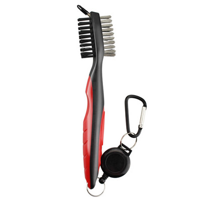 1 kom. Četka za golf Čistač žljebova Dvostrani konopac s najlonskim čekinjama Praktična četka za čišćenje glave za golf Sferično sredstvo za čišćenje palice za golf