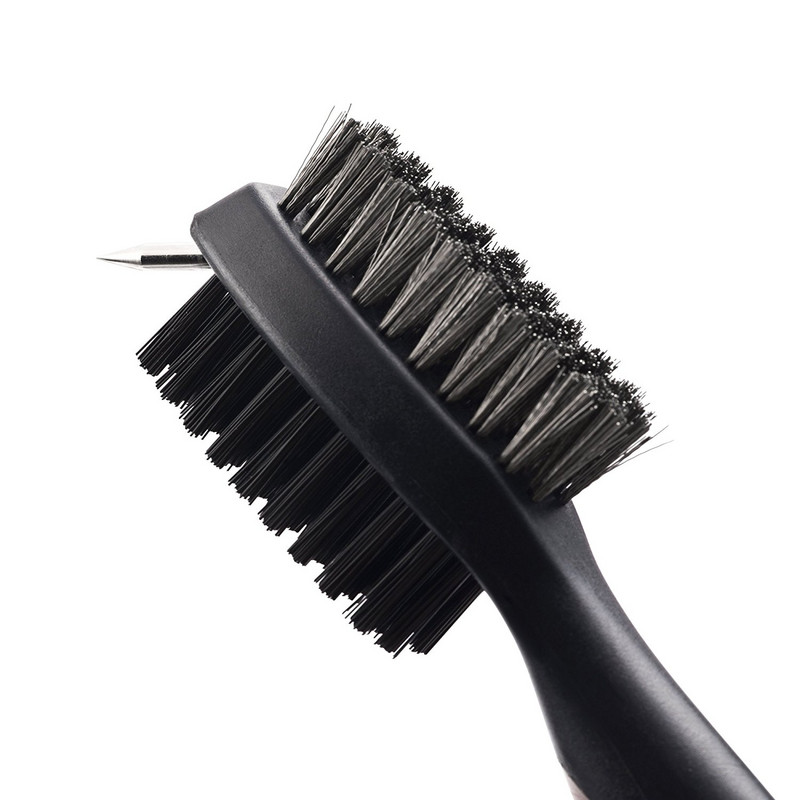 1 kom. Četka za golf Čistač žljebova Dvostrani konopac s najlonskim čekinjama Praktična četka za čišćenje glave za golf Sferično sredstvo za čišćenje palice za golf