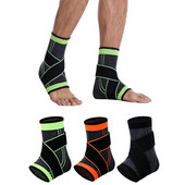 Ρυθμιζόμενη στήριξη αστραγάλου με συμπίεση αστραγάλου προστατευτικό για τρέξιμο ποδοσφαίρου μπάσκετ νάιλον πλεκτό λουρί αστραγάλου με επίδεσμο γυμναστικής