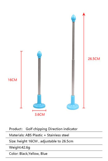 Инструмент за регулиране на ъгъла на лъжа за голф стик Магнитен нож за голф Индикатор за посоката Стик за подравняване на стика за голф Подобряване на обучението на уменията за игра