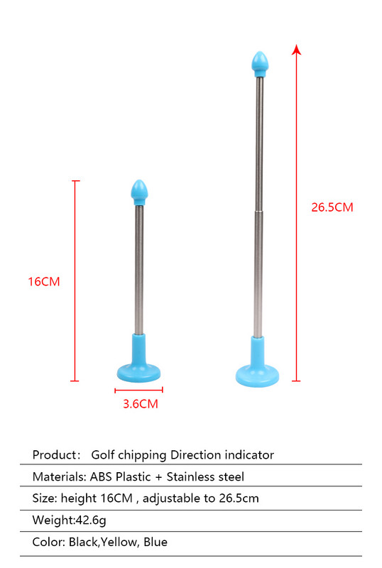 Alat za prilagodbu ležećeg kuta palice za golf Magnetski rezač za golf Indikator smjera Štap za poravnanje palice za golf Poboljšajte trening vještina igre