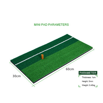 PGM Golf Strike Pad Dual Color Grass Indoor Mini Practice Pad Swing Pad 30 × 60cm 골프 실내 스윙 패드