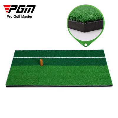 PGM Golf Strike Pad Dviejų spalvų žolės žolės treniruoklis viduje, 30 × 60 cm 골프 실내 스윙 패드