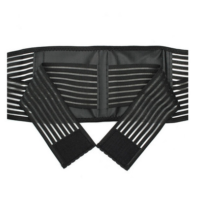 Regulējama neoprēna dubultā jostasvietas balsts muguras lejasdaļas jostas stiprinājums pretsāpju mazināšanai sporta zāles fitnesa josta vidukļa aizsardzībai