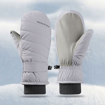 Изключително дебели ски топли водоустойчиви ски ръкавици Велосипедни ръкавици Сноуборд Дамски ръкавици