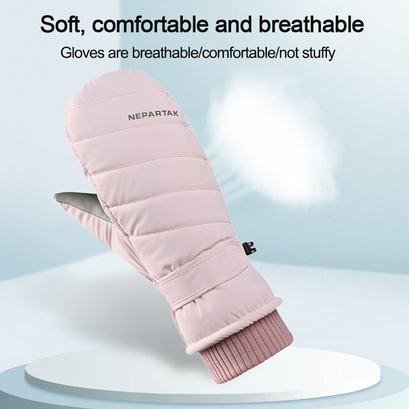 Ekstra debele skijaške tople vodootporne skijaške rukavice Biciklističke rukavice Snowboard ženske rukavice